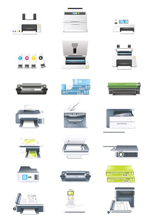 办公用品打印机图片-办公用品打印机素材下载-众图网